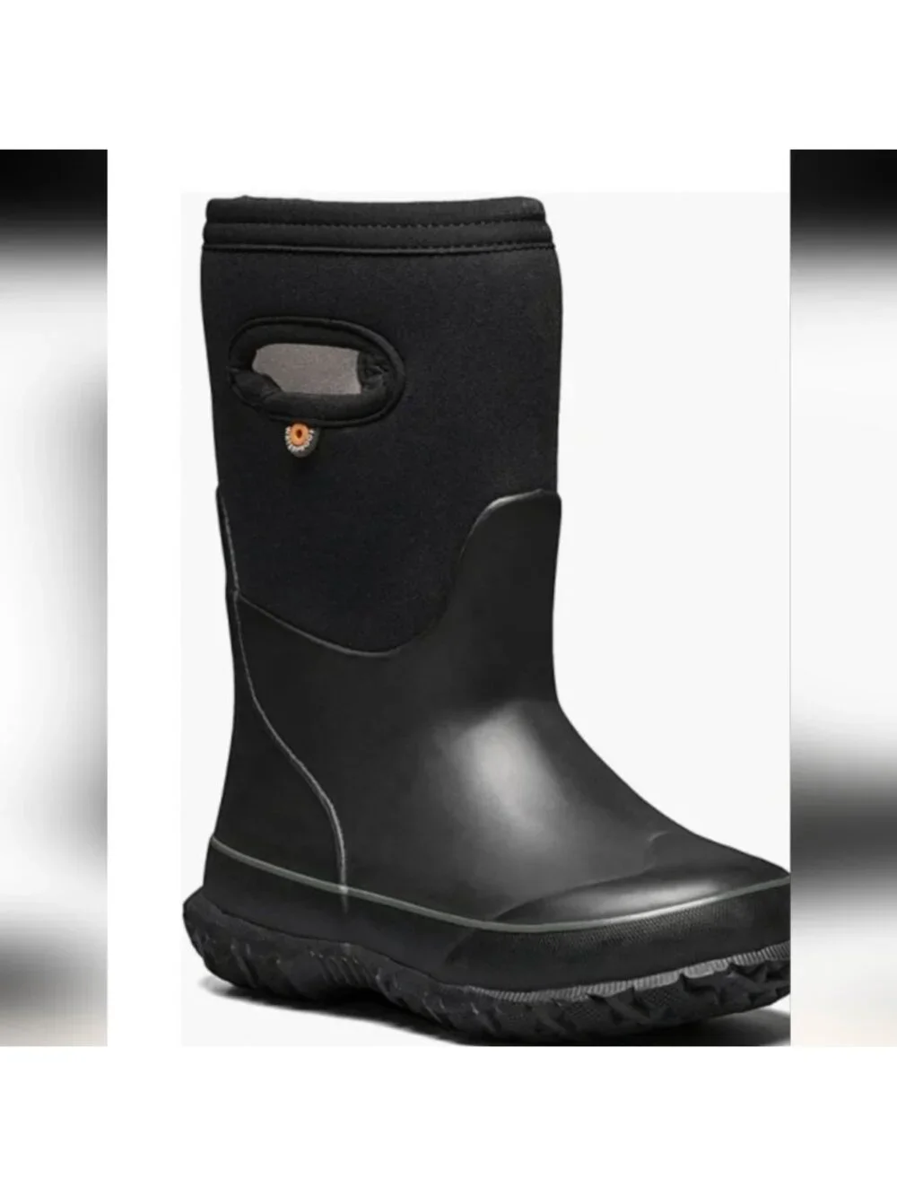 Bogs Neo-Classic boots Solid black Youth Size 1 big kid.